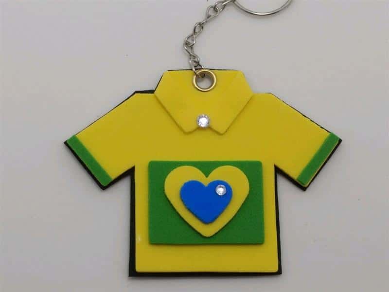 camisa da Copa do Mundo do Brasil