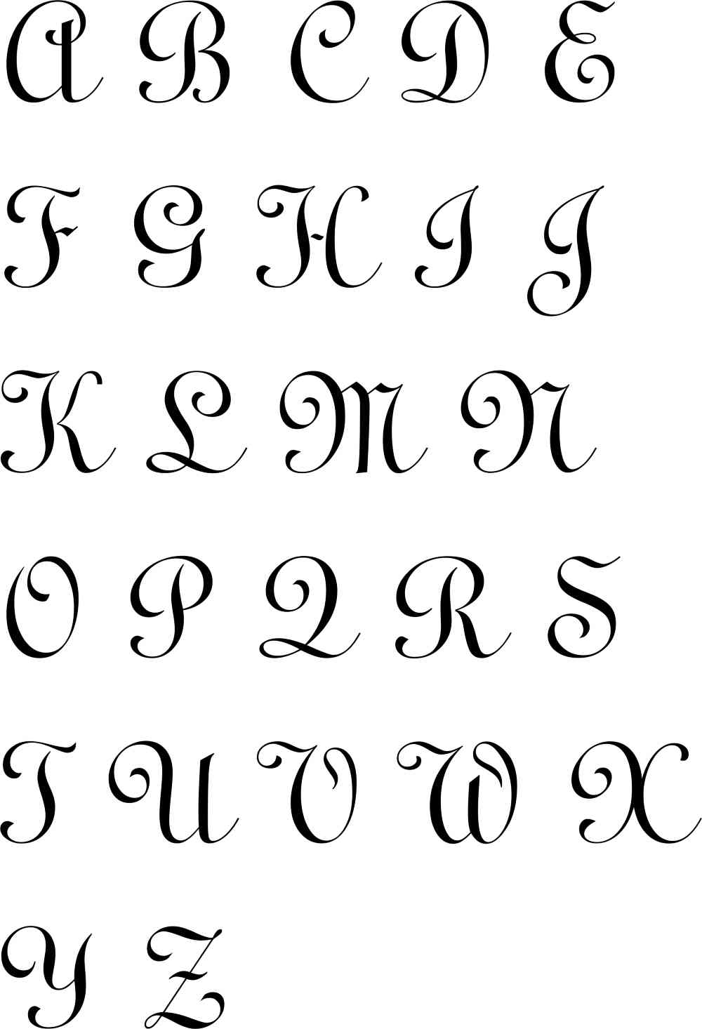 mnonograma letras alfabeto ponto cheio