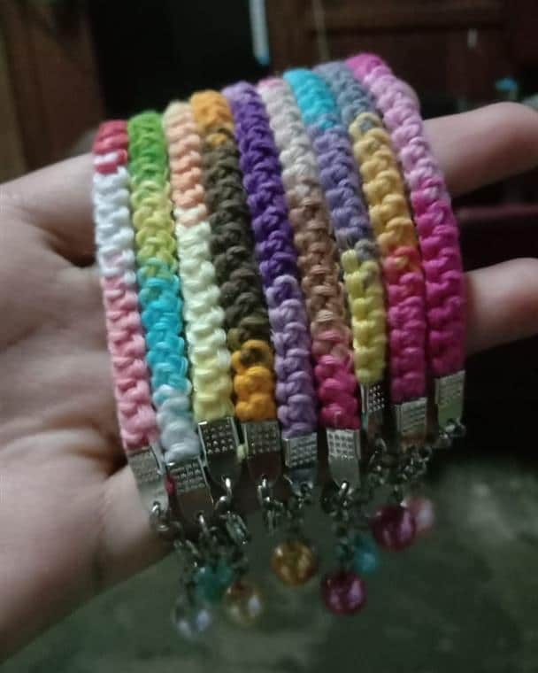 Pulseirinhas de crochê