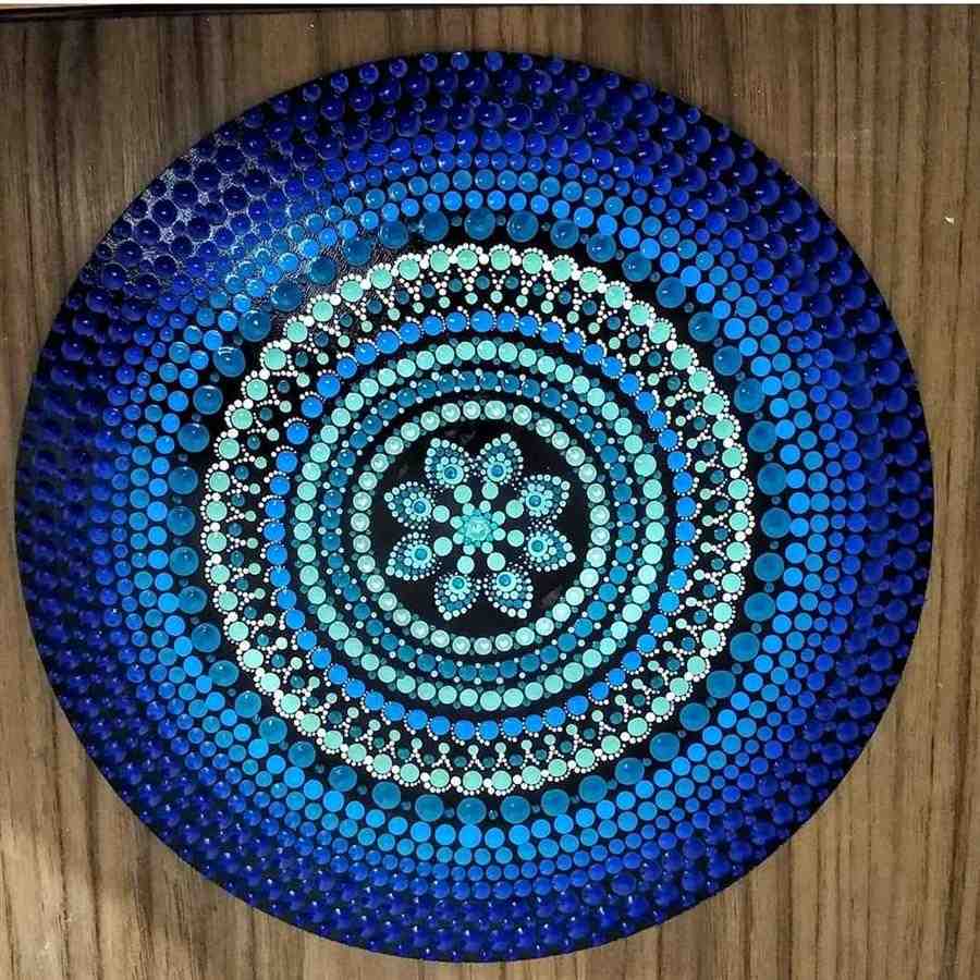 mandala azul