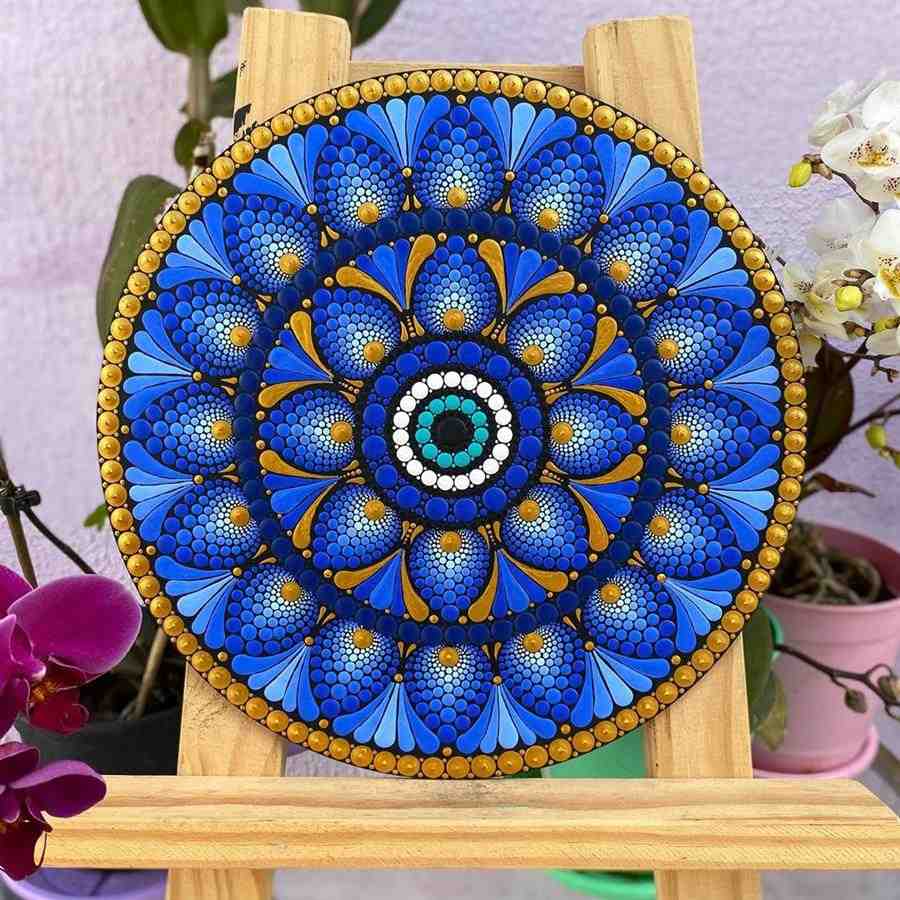 mandala de pontilhismo