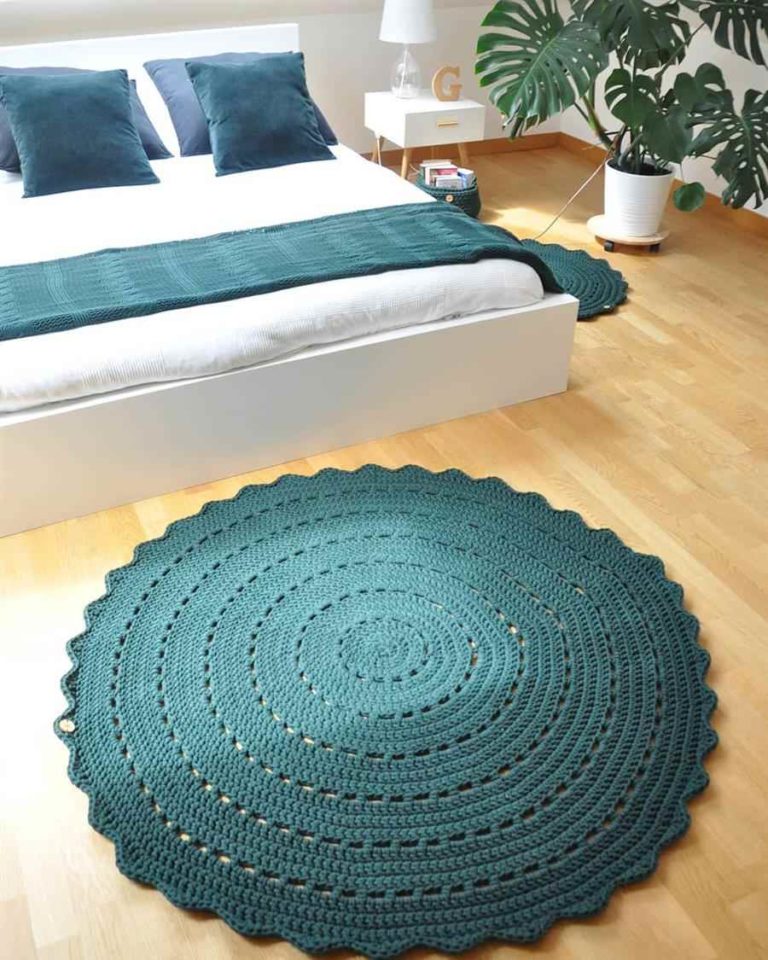 Tapete de crochê para quarto:+50 modelos para deixar sua casa charmosa ...