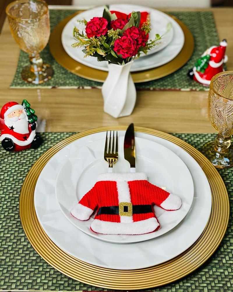 decoração de Natal para mesa