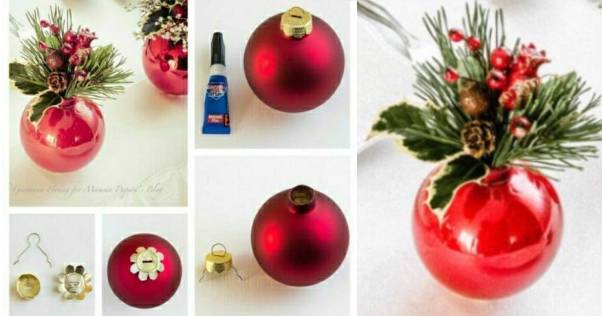 decoração criativa para sala com bolinhas de natal