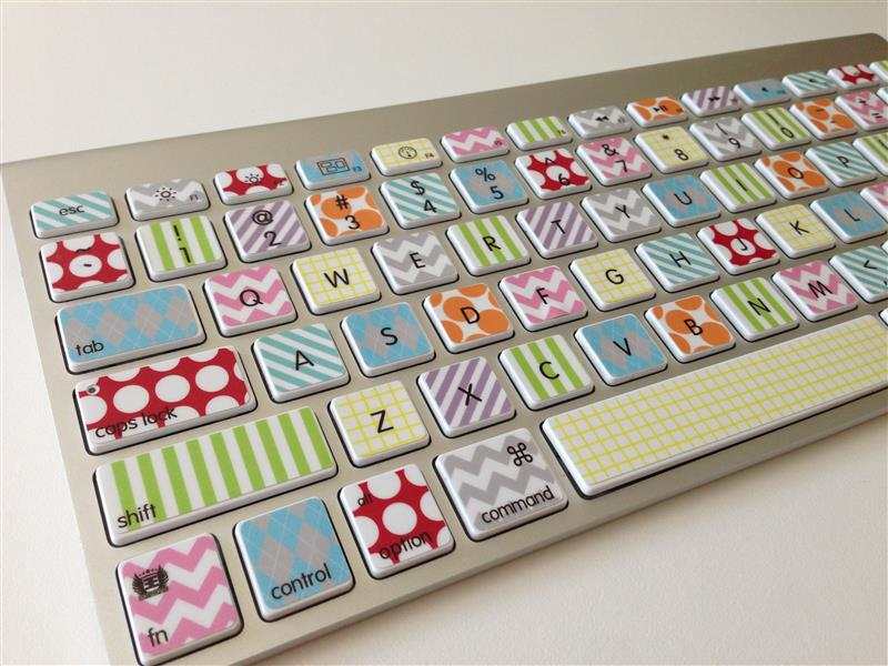 teclado com washi tape