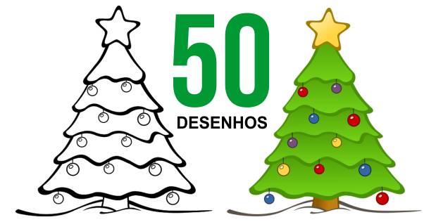 arvores de natal para colorir e imprimir