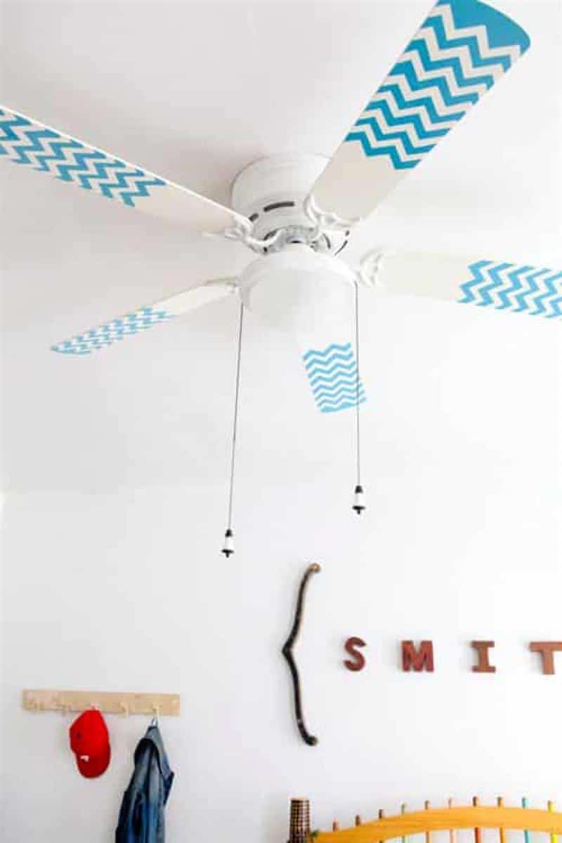 ventilador com fita washi tape