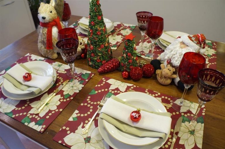 Enfeites de Natal para mesa passo a passo: 68 ideias encantadoras ...