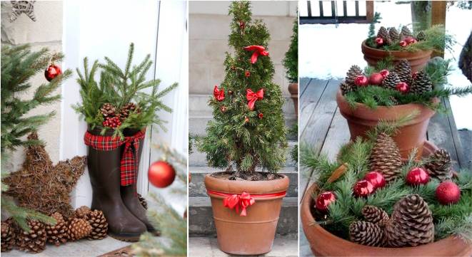 Como criar uma decoração de Natal para jardim simples e charmosa -  Artesanato Passo a Passo!