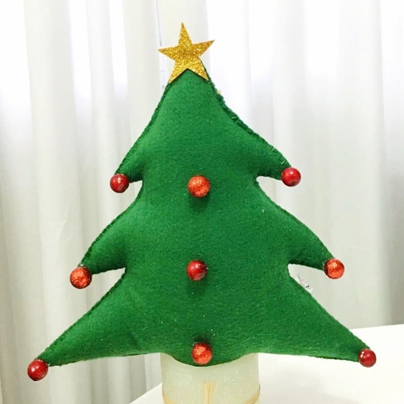 Árvore de Natal simples e barata