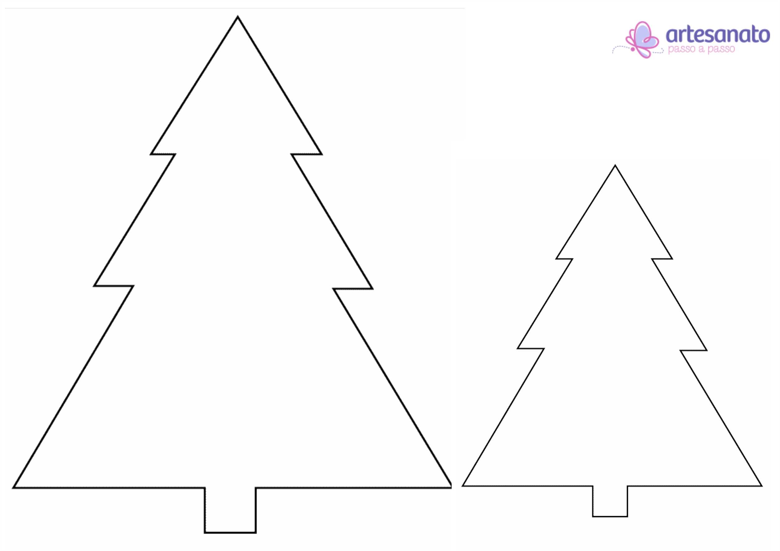 Desenho de árvore de Natal: +50 lindas imagens para colorir e decorar -  Artesanato Passo a Passo!
