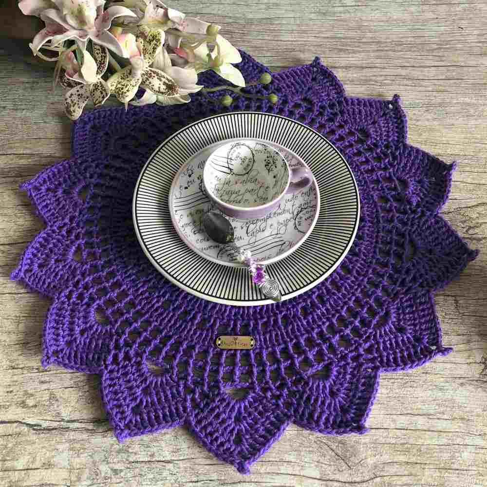 violeta para mesa posta