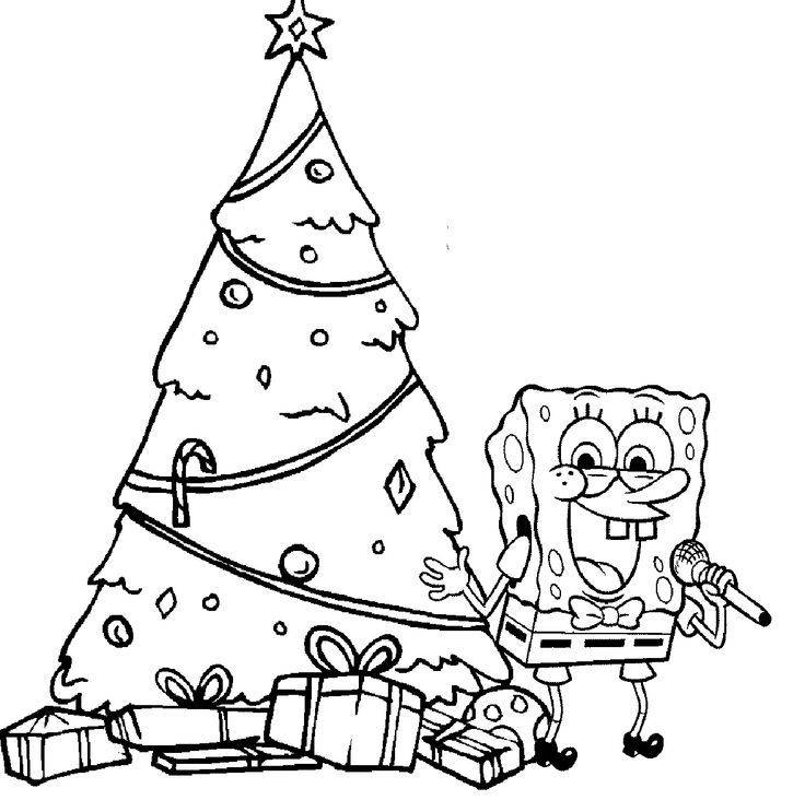 desenho para colorir com bob esponja