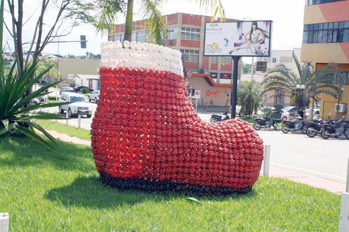 Bota de Natal gigante