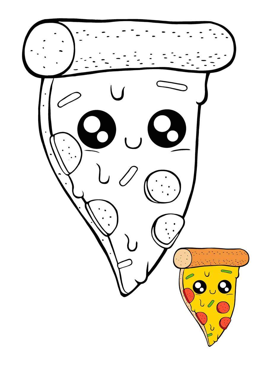 paper squishy de pizza