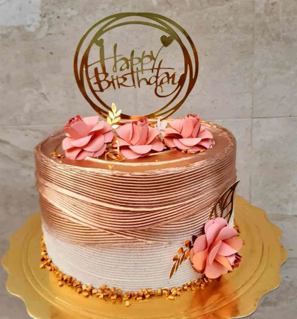 Bolo Rose Gold como fazer +60 criações modernas e irresistíveis Artesanato Passo a Passo!