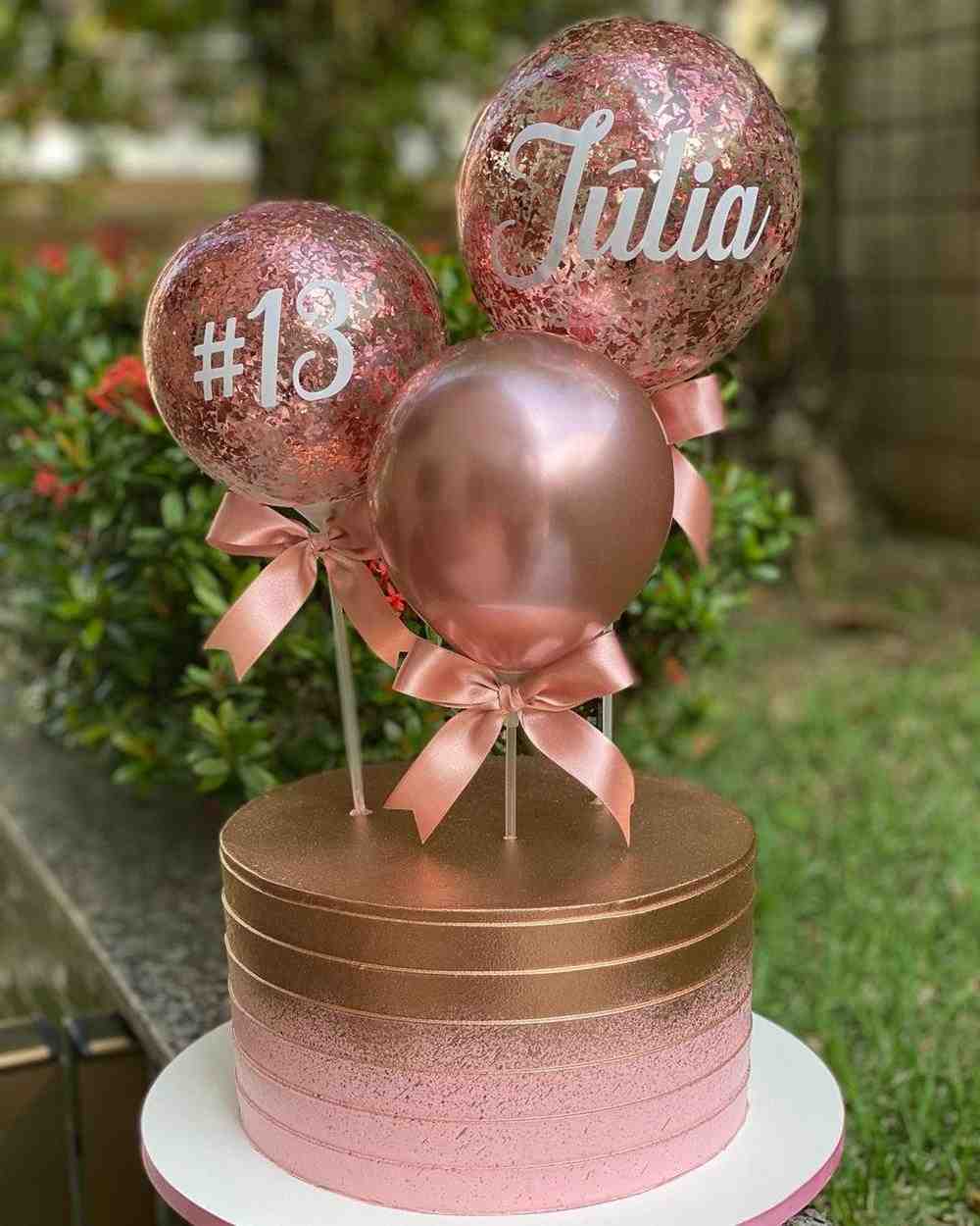 Ballon cake personalizado