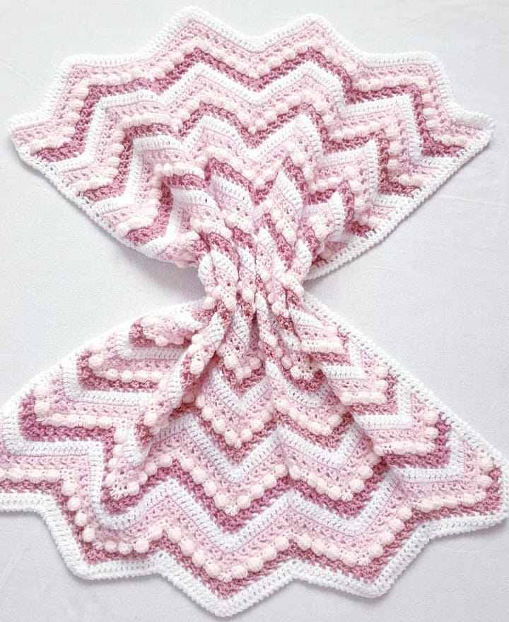 manta de croche para bebe para iniciantes