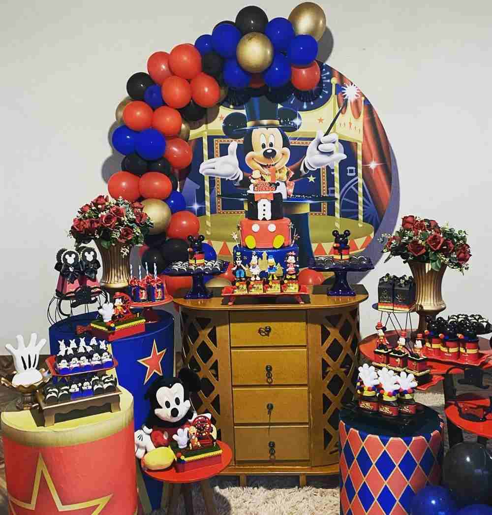 tema de aniversario circo do mickey