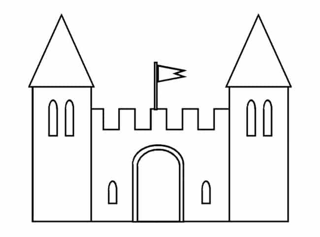 Desenho de castelo