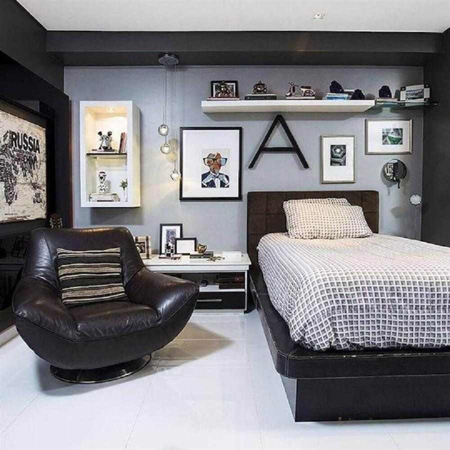 Decoração de quarto masculino