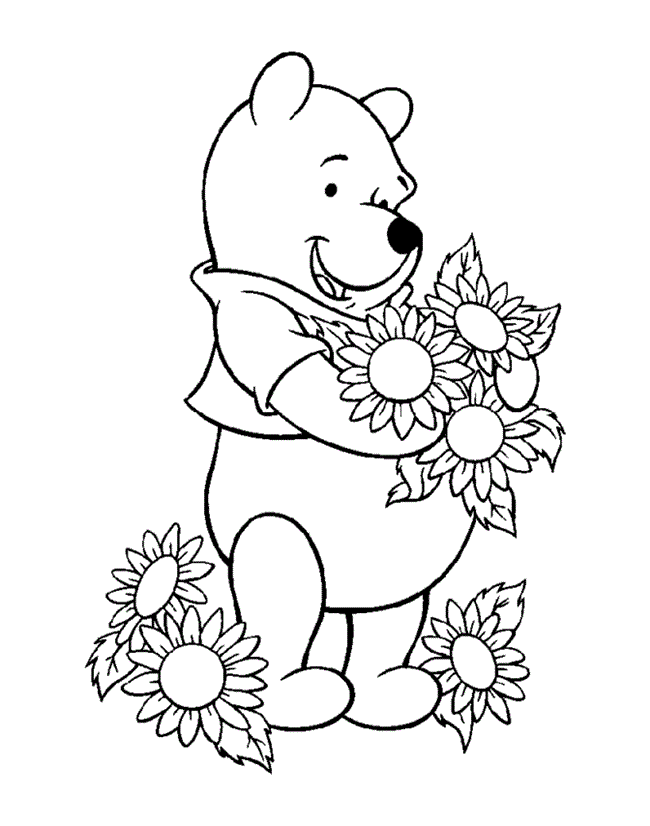 Molde de urso com flores