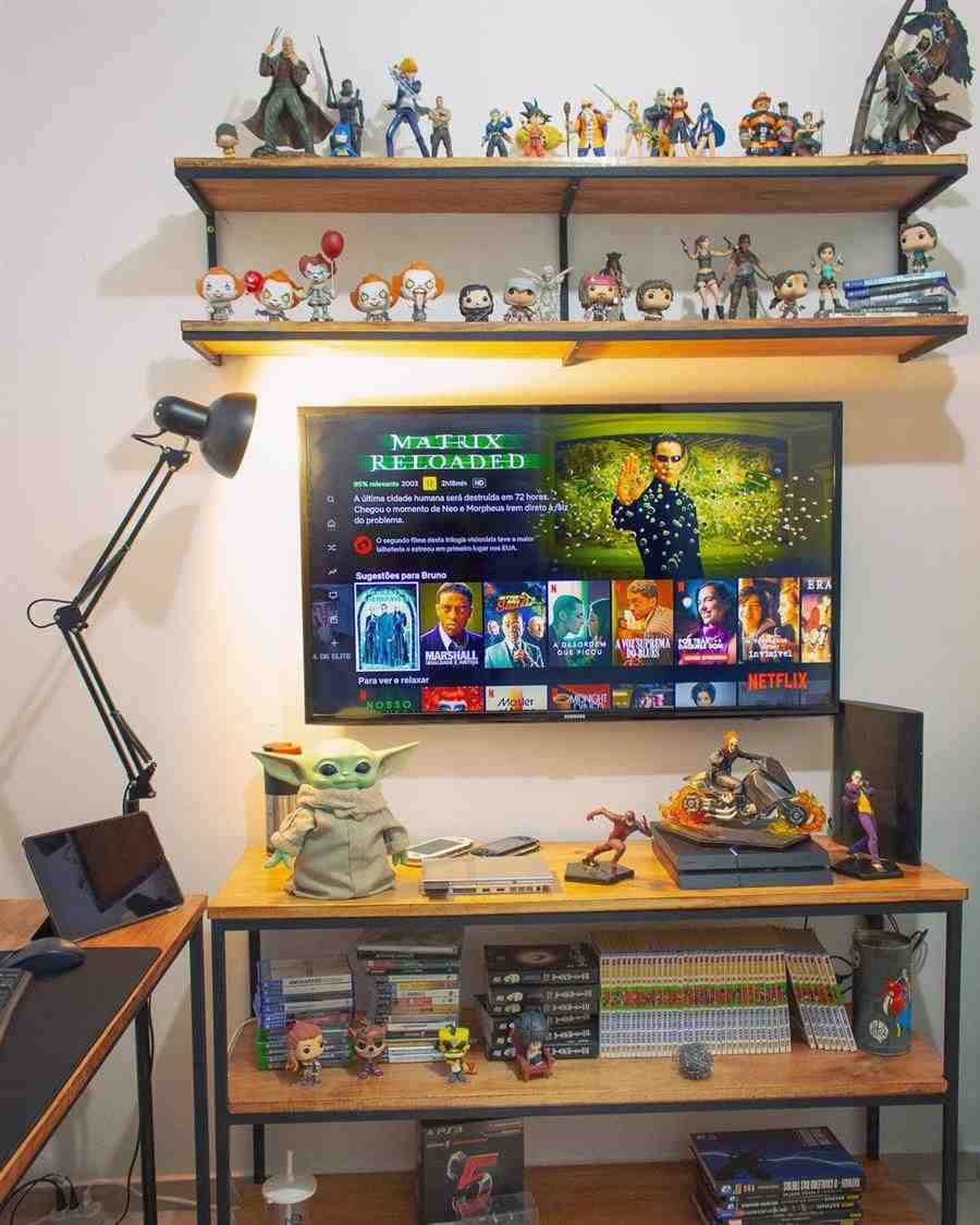 Quarto gamer masculino