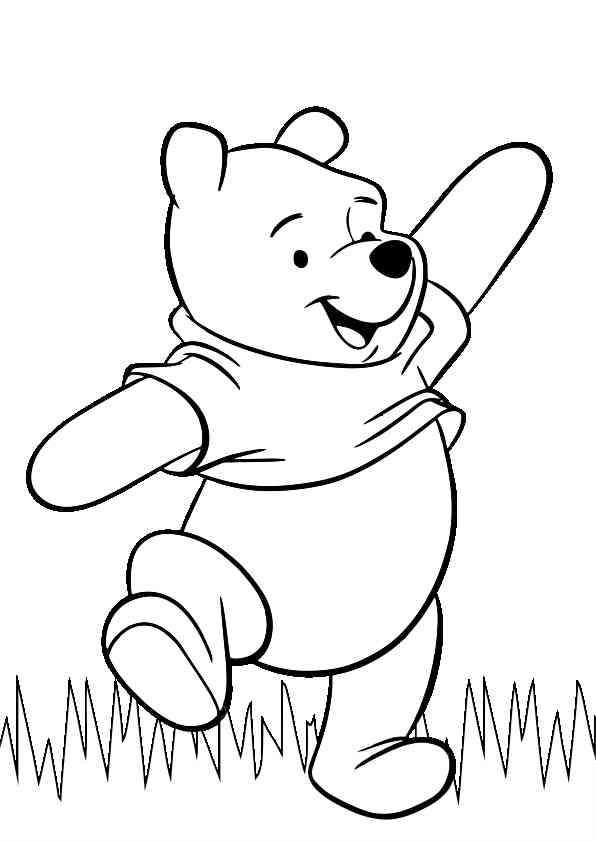 Desenho do urso Pooh