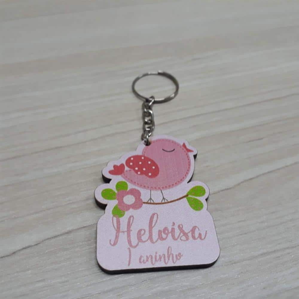 Chaveiro de MDF personalizado 