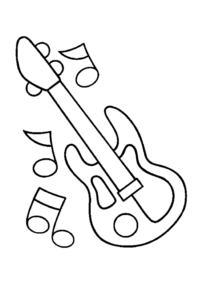 guitarra para pintar