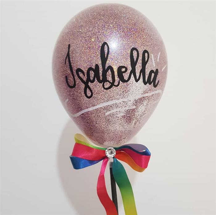 balão personalizado para bolo