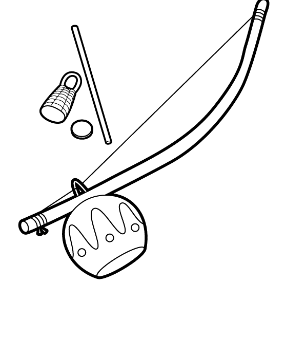 desenho de berimbau