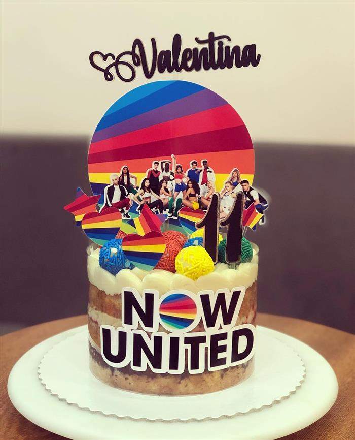 bolo do now united fotos