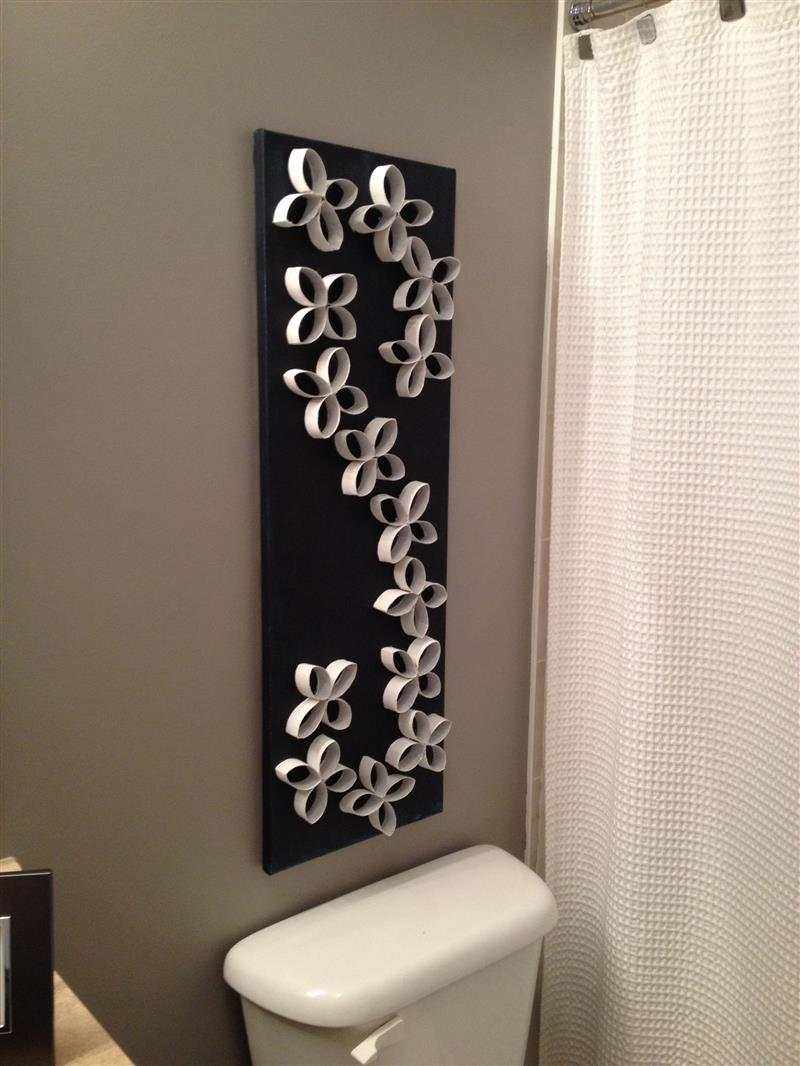 decoração para banheiro fácil