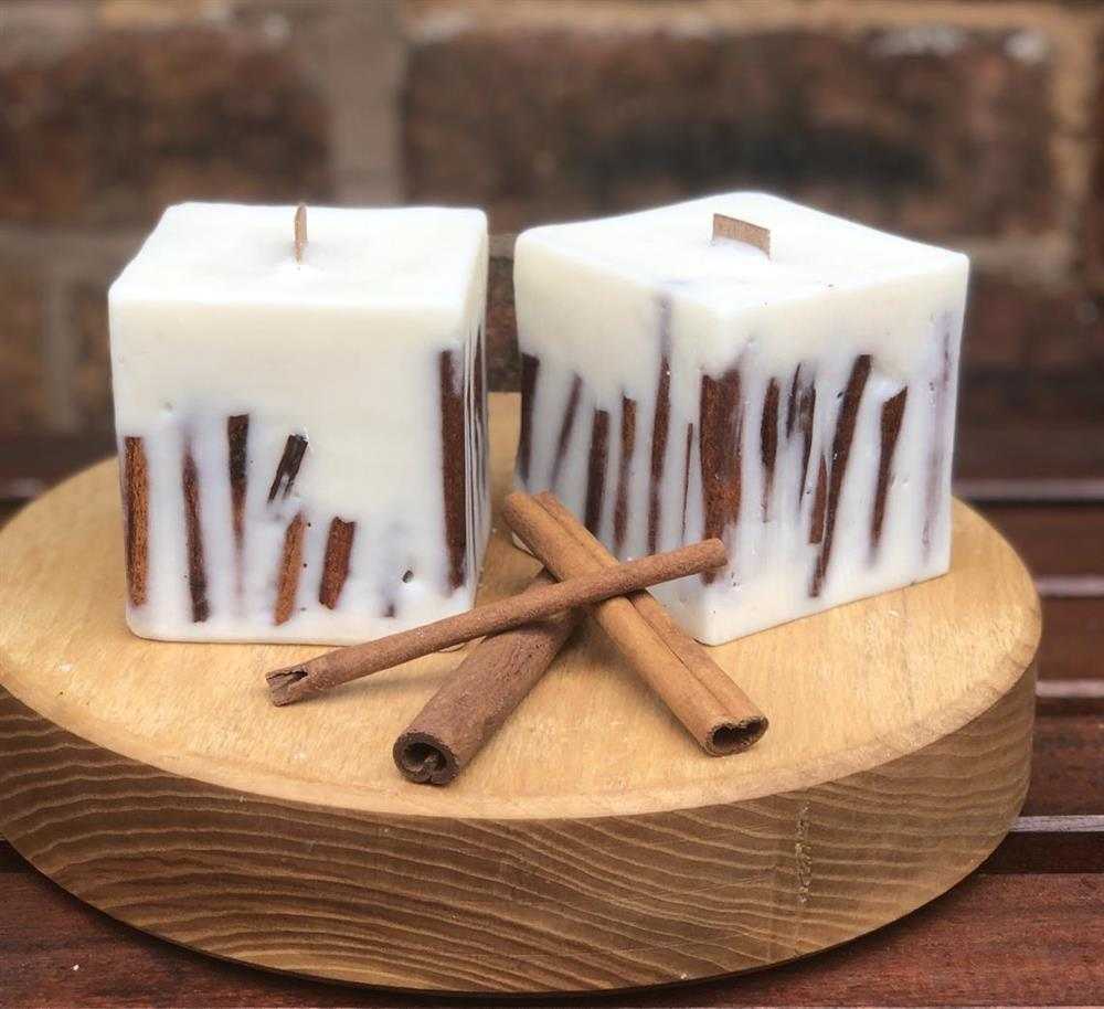 velas aromáticas de canela