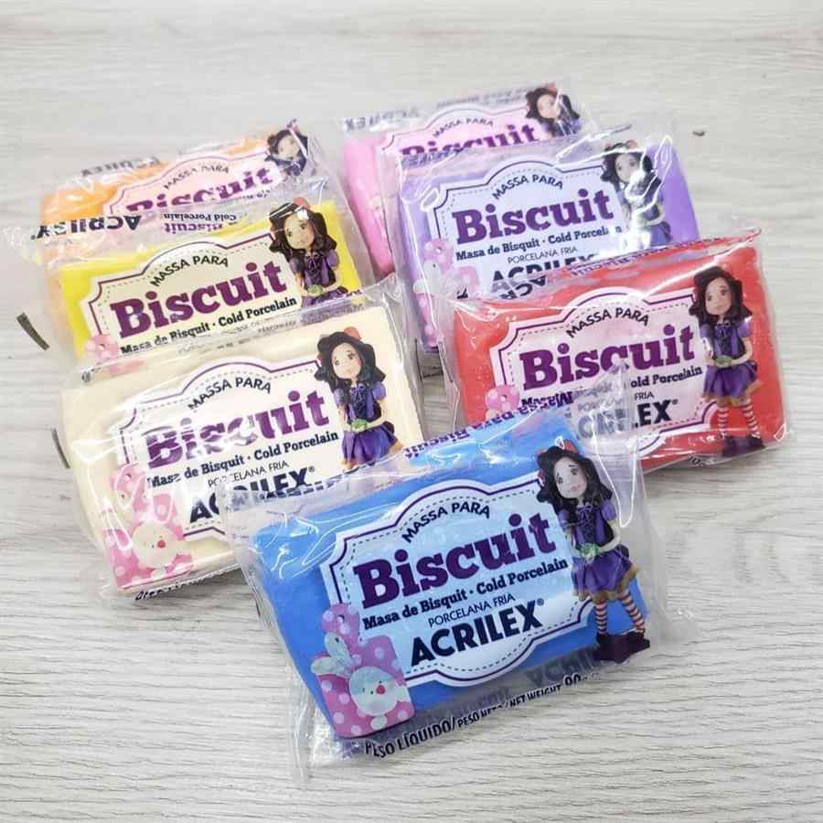 biscuit Acrilex colorida