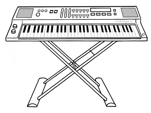 desenho de teclado