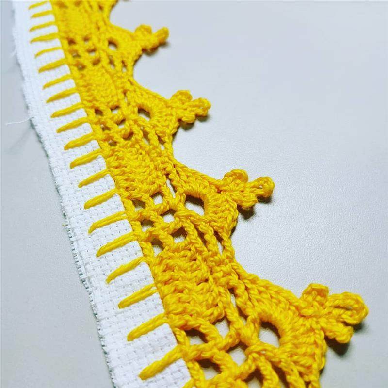 croche passo a passo bico amarelo