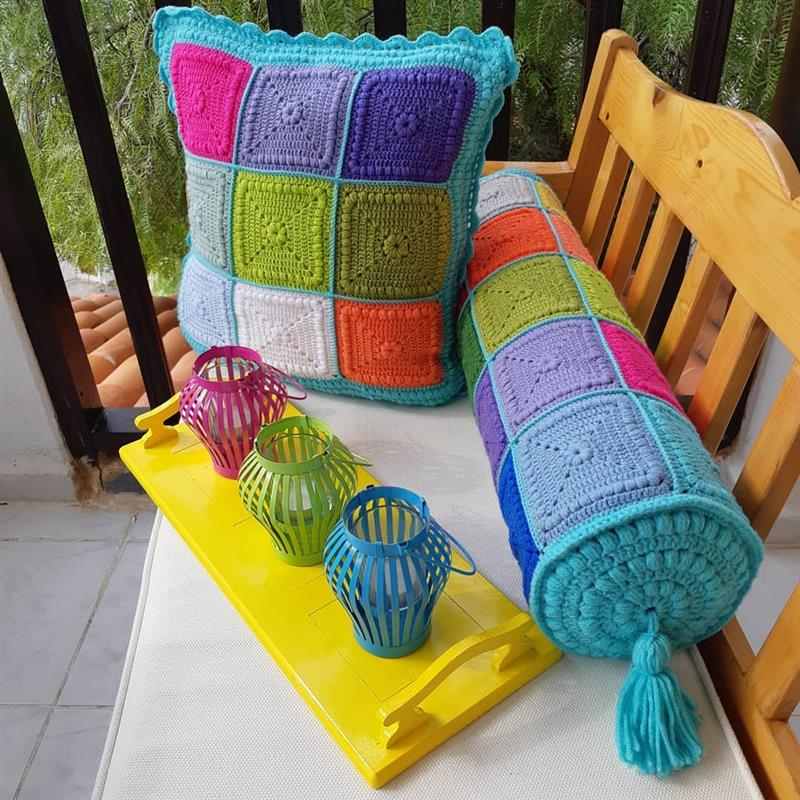 decoração com croche