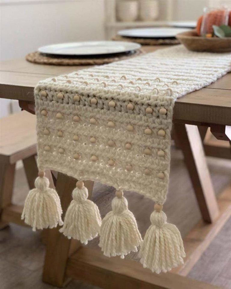 76 Trilhos de mesa em crochê aconchegantes e modernos - Artesanato ...