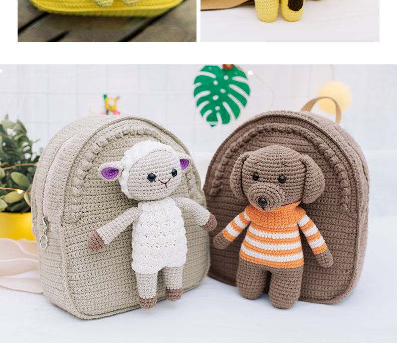 animais de amigurumi