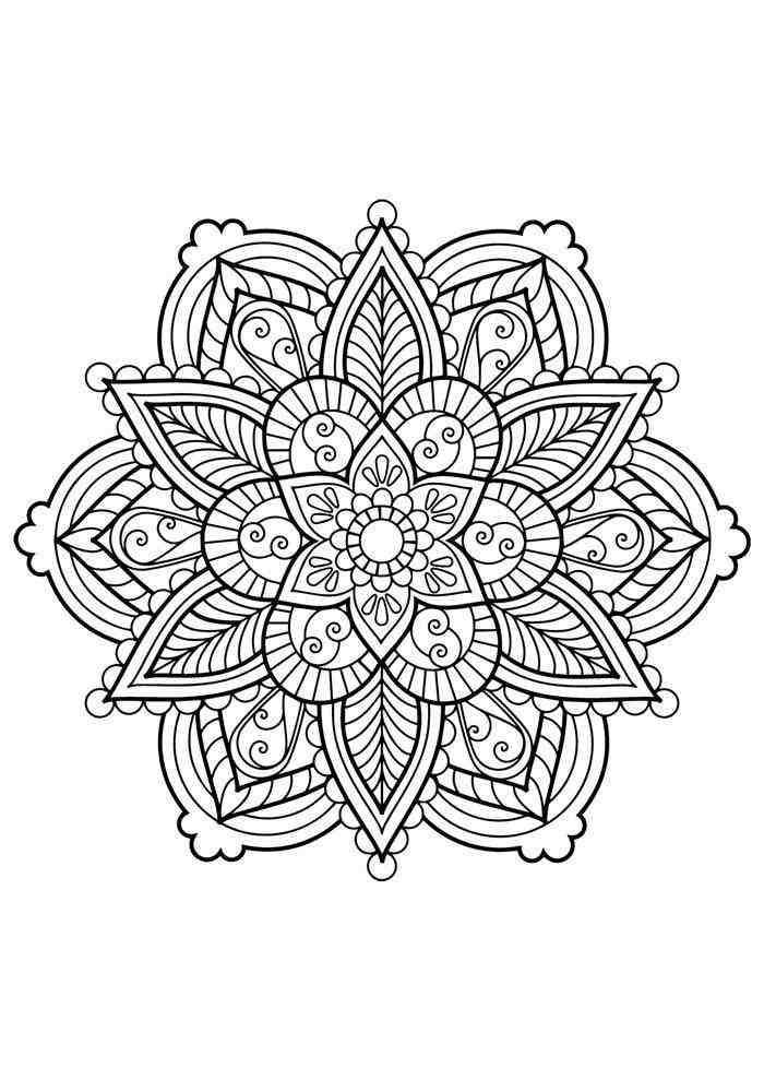 mandala Desenhos para adultos colorir