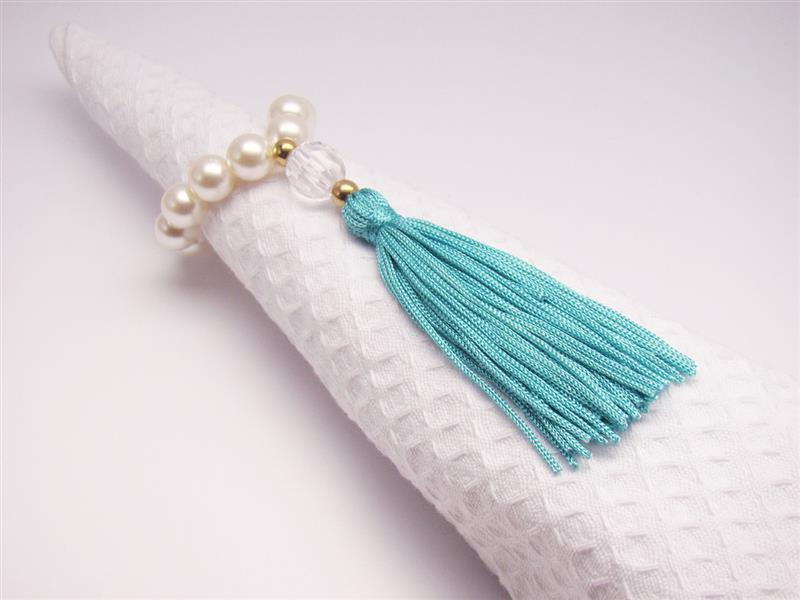 tassel com perola