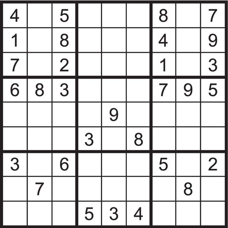 42 Modelos de sudoku para imprimir de todos os níveis - Artesanato Passo a  Passo!