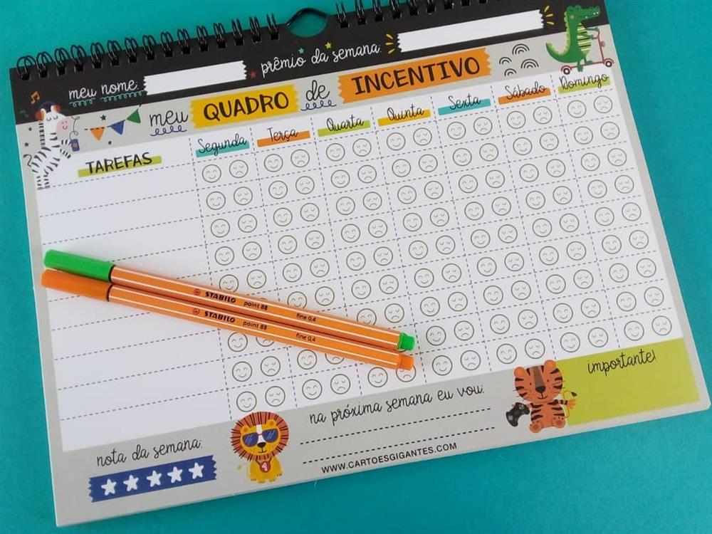 Como fazer um quadro do incentivo