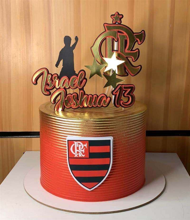 bolo do flamengo redondo masculino