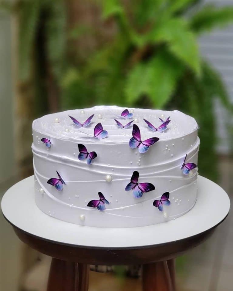 Bolo de borboletas: +95 modelos que parecem obras de arte - Artesanato ...