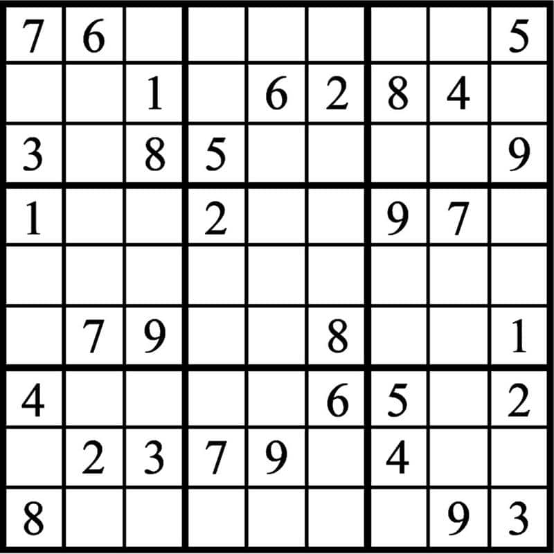 Sudoku para crianças para imprimir