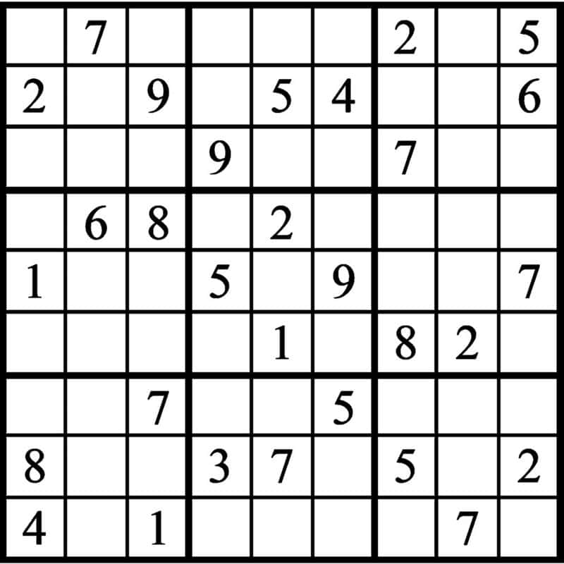 Sudoku para crianças para imprimir