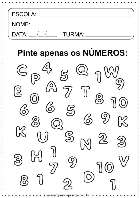 Como trabalhar os números na educação infantil